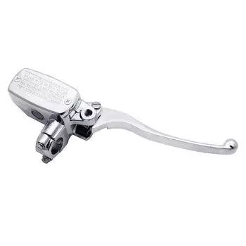 7/8 "22 мм передний мотоциклетный гидравлический тормозной насос, главный цилиндр, серебристый, левый и правый дисковый тормозной рычаг, универсальный с переключателем тормоза M10