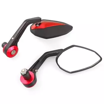 7/8 "22 мм руль мотоцикла, конец заднего вида, боковые зеркала заднего вида, выпуклое стекло, универсальное для Yamaha, уличный велосипед, скутер