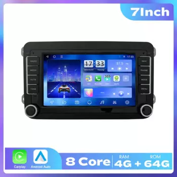 7/8/9 дюймов 2Din Android восьмиядерный автомобильный радиоприемник стерео для VW Polo Golf Passat Skoda автомобильный мультимедийный DVD-плеер GPS RDS DSP Carplay