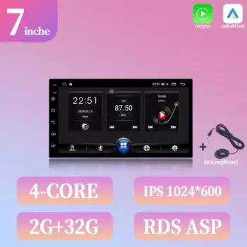 7 "9" 10 "дюймовый Android автомобильный радиоприемник Carplay экран стерео автомобильный радиоприемник мультимедийный GPS беспроводной Bluetooth универсальный мультимедийный плеер