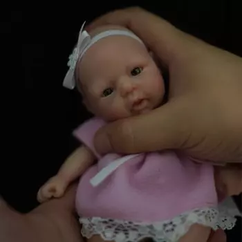 7-дюймовая силиконовая кукла для девочек Micro Preemie всего тела «София», реалистичная мини-кукла реборн, детская антистрессовая кукла