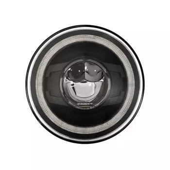 7-дюймовая светодиодная фара для мотоцикла, 7-дюймовые светодиодные сигналы поворота DRL, светодиодный налобный фонарь Angel Eye для Harley Davidson Harley Street Glide Fat Boy