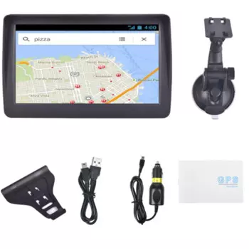 7-дюймовый автомобильный GPS-навигатор, 8 ГБ, портативное пожизненное обновление карт, обращенная навигационная система, карта Африки