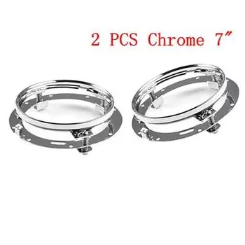 7-дюймовый круглый Штатив для передней фары, Монтажное кольцо для автомобиля J eep W rangler JK L и rover defender для мотоцикла H arley 7 дюймов Brack