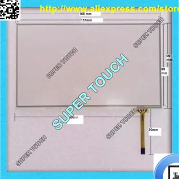 7-дюймовый сенсорный экран ZhiYuSun, 165X99 мм, 7-дюймовый сенсорный экран gps, сенсорный экран, резистивный сенсорный экран, дигитайзер сенсорного экрана