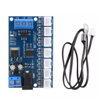 7-канальный RS485 NTC датчик температуры для измерения MODBUS RTU безбумажный регистратор PLC NT18B07