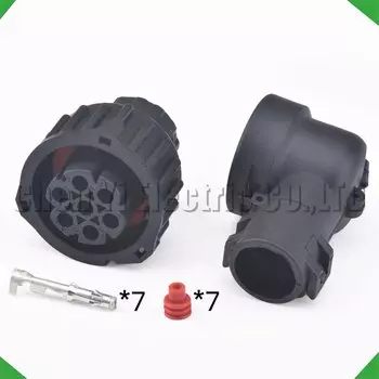 7-контактный автомобильный водонепроницаемый задний фонарь для грузовика, разъем датчика кислорода, жгут проводов 968421 -1 967650 -1 1718230 -1 для Volvo