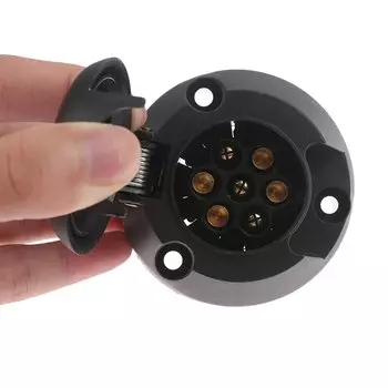 7-контактный Европейский прицеп 12 В буксировочный гнездо, буксировочный гнездо, автомобильный разъем