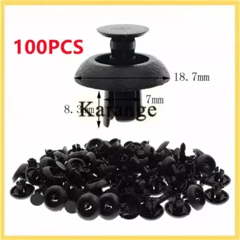 7 мм Автомобильный нейлоновый зажим для бампера Решетка радиатора фиксирующие зажимы Винтовые крепления для Toyota для Lexus 90467-07211 9046707211