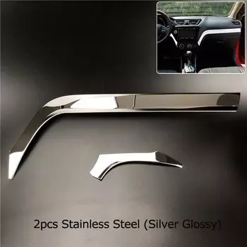 7 шт./компл. автомобильный Стайлинг ABS Хромированная Крышка вентиляционного отверстия автомобиля отделка Декоративная рамка подходит для KIA RIO K2 2011-2016, автомобильные аксессуары