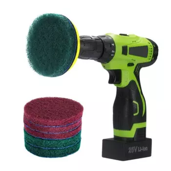 7 шт. набор, чистящая подушечка, щетка для чистки, щетка для полировки колес автомобиля, щетка для чистки автомобиля, щетка для детализации, полировальный диск