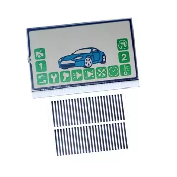 7 шт./лот A92 брелок ЖК-дисплей экран с гибким кабелем полосы зебры для ключей StarLine A92 A94 ЖК-пульт дистанционного управления автомобильной сигнализации