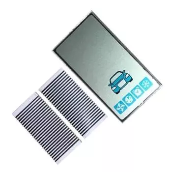 7 шт./лот A93 GSM ЖК-дисплей гибкий кабель для 7 шт. русский starline A93 GSM ЖК-пульт дистанционного управления брелок двухсторонняя Автомобильная сигнализация