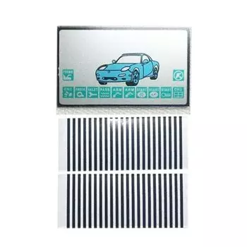 7 шт./лот A9 ЖК-дисплей гибкий кабель для 7 шт./лот Автомобильная сигнализация Starline A9 A8 дистанционное управление брелок KGB FX-5 FX5 полосы зебры