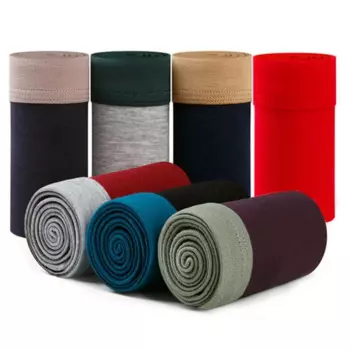 7 шт./лот, мужские трусы, однотонное бесшовное нижнее белье, мужские дышащие мужские трусы-боксеры, хлопковые боксеры и трусы для мужчин