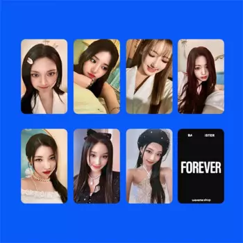 7 шт./набор, двусторонняя открытка KPOP Babymonster WEVERSE