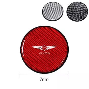 7 см автомобильные подставки для чашек из углеродного волокна, автомобильный держатель для чашек, подставки для Genesis Coupe с логотипом G70 G80 G90 GV60 GV70 GV80 EV BH