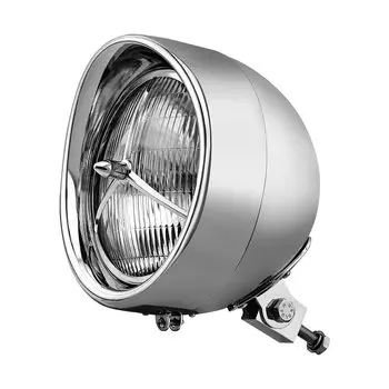 7 ''светодиодный Классический Пользовательский козырек отделка крышка фары хромированная мотоциклетная фара для Harley Lucas