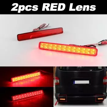 7Е 0945105 Красный свет, отражатель заднего бампера, светодиодный задний стоп-сигнал для VW T5 Transporter Caravelle Multivan (pre-facelift) 2003-2011