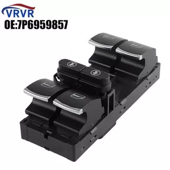 7P6959857 7P695985 7B хромированный переключатель главного окна для VW Touareg Sharan для Seat Alhambra 2011 2012 2013 2014 2015 2016