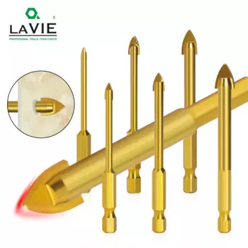 Набор стеклянных сверл La Vie 7 шт., 1/4", 3-12 мм