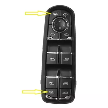 7ПП 959858 AEDML Электрический переключатель стеклоподъемника автомобиля 7PP 959858 RDML 7ПП 959858 MDML подходит для Porsche Cayenne Macan Panamera 2011-2017