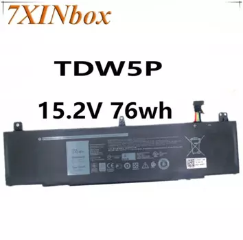 7xinbox 15,2 V 76wh оригинальный TDW5P Аккумулятор для ноутбука DELL TDW5P Series Tablet