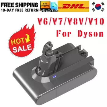 8000 мАч для Dyson V6 V7 V8 V10, аккумуляторная батарея SV10 SV11 SV12 SV09, аккумулятор для пылесоса DC58 для Sony Battery Cel
