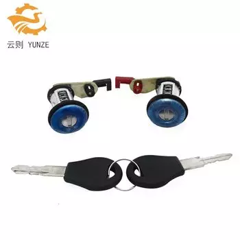 80600/1-50J00 левый правый дверной замок ствол с 2 ключами для NISSAN первоклассный P10 MICRA K11