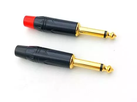 80 шт. 6,35 мм моно (1/4 дюйма) гнездо штекер аудио адаптер соединитель сварка