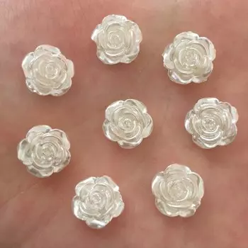 80 шт. Смола Роза 12 мм для декупажа Diy Super Paradise