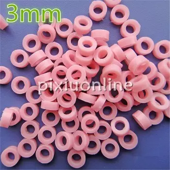 80 шт./упак. J051 3 мм втулка вала розового цвета внутренний диаметр 3 мм ось втулка фиксированный ограничитель