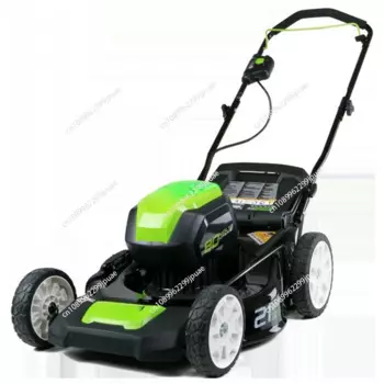 80 В 21-дюймовый Dethatcher/Scarifier, ручная газонокосилка, триммер с литиевой батареей
