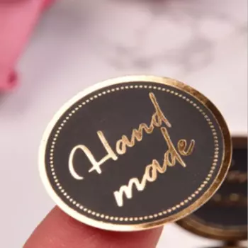 Набор наклеек leaffei 80 шт. черные круглые 3 см