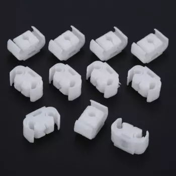 811611797 20 шт. кронштейн тормозного кабеля, фиксирующий Зажим для корпуса трубы, держатель для Golf Je tta Passat, Audi A4 A6, Skoda, Seat