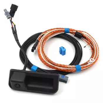 81А 827566 Камера заднего вида с жгутом проводов наведения Highline для Audi Q2 Q3 A1 2017-2021, камера помощи при парковке