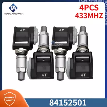 84152501 Датчик контроля давления в шинах, 4 шт. для Cadillac Escalade Chevrolet Silverado 1500 Suburban Tahoe GMC Yukon TPMS 433 МГц