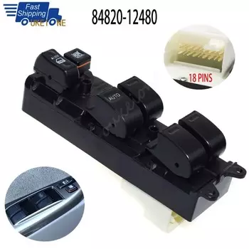 84820-12480 Электрический переключатель стеклоподъемника для Toyota Corolla Camry Sienna RAV4 Prius 2001-2009 автомобильные аксессуары