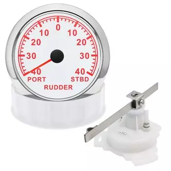 85 мм Индикатор угла руля для лодки 0-190 Ом датчик угла руля с красной подсветкой для 12 В 24 В лодки яхты