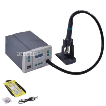 861DW Тепловая пушка 1000 w мощность Бессвинцовая станция для очистки горячего воздуха микрокомпьютер контроль температуры паяльная станция