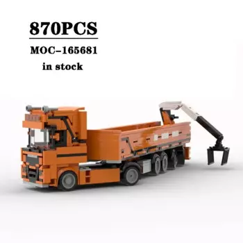 870 шт., Детский конструктор «грузовик»
