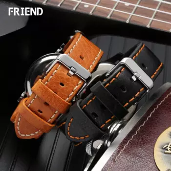 8888Применимо к ремешку для часов Mido с рулем Fossil West Tiecheng Eco-Drive, итальянский ремешок для часов, мужской 20, 22, 24 мм