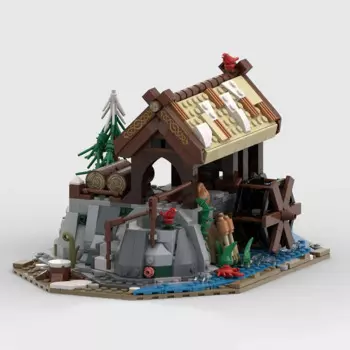 890 шт., Детский конструктор «Викинги»