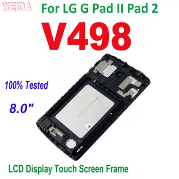 8,0 "100% протестированный ЖК-дисплей для LG G Pad II Pad 2 V498 ЖК-дисплей с цифровым преобразователем сенсорного экрана в сборе, рамка для LG V498 Замена ЖК-дисплея
