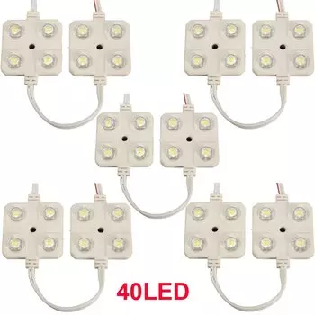 8/20/40 светодиодный комплект внутреннего освещения для грузовиков с прицепом Sprinter Ducato Transit 40 светодиодный комплект внутреннего освещения для грузовиков с прицепом