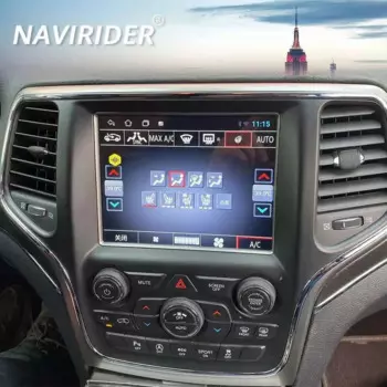 8,4-дюймовый Android-экран Smart Caplay, автомобильное радио для Jeep Grand Cherokee, стерео GPS, мультимедийный видеоплеер, GPS-навигация, головное устройство