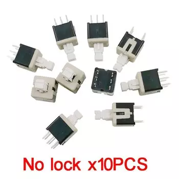 8,5x8,5x15 мм самоблокирующийся переключатель двухрядная шестиногая Квадратная Головка 3,3x3,3 мм высота ручки 9 мм Общая высота 15 мм