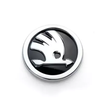 8/9/10 см эмблема автомобиля передний капот значок задний багажник наклейка для Skoda Octavia Rapid Fabia S логотип A7 Superb KAMIQ аксессуары