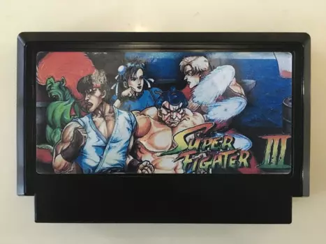 8-битная игровая карта: SUPER FIGHTER 3 (японская версия! Только картридж!)
