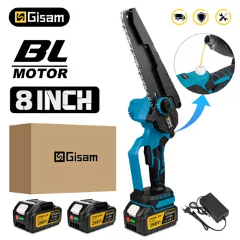 Электрическая цепная пила Gisam 8 дюймов для аккумулятора Makita 18 В